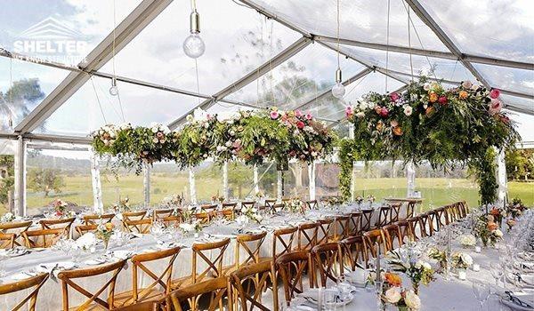 clear roof tent - royal wedding - garden ceremony - pool side party - wedding marquee - pavilion for luxury wedding ceremony - canopy for outdoor party - wedding on seaside 00546