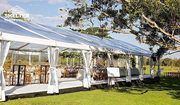 clear roof tent - royal wedding - garden ceremony - pool side party - wedding marquee - pavilion for luxury wedding ceremony - canopy for outdoor party - wedding on seaside011