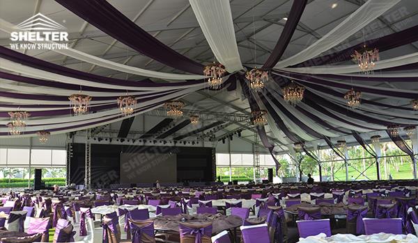 wedding tents for sale - wedding marquee - pavilion for luxury wedding ceremony - canopy for outdoor party - wedding on seaside - in hotel - Shelter aluminum structures for sale (00018)