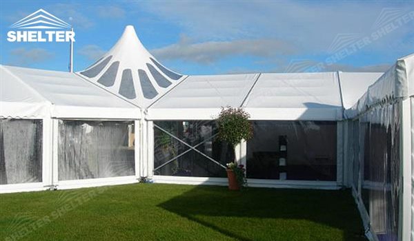outdoor party tents - wedding marquee - pavilion for luxury wedding ceremony - canopy for outdoor party - wedding on seaside - in hotel - Shelter aluminum structures for sale (127)