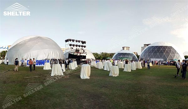 tent for branding - dome tent - geodesic dome - wedding dome - geodesic dome tent - sports dome - igloo tents - geo dome for promotion - Shelter aluminum marquee for sale (6)