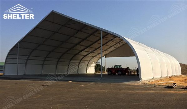 Aircraft Hangar - temporary warehouse structure - storage building - semi permanent workshop - tent for car maintanence - Shelter aluminum tent structures for sale 2 (21)