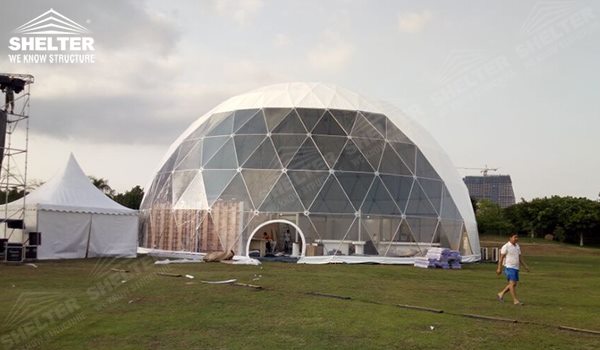 sports dome - dome tent - geodesic dome - wedding dome - geodesic dome tent - sports dome - igloo tents - geo dome for promotion - Shelter aluminum marquee for sale (138)