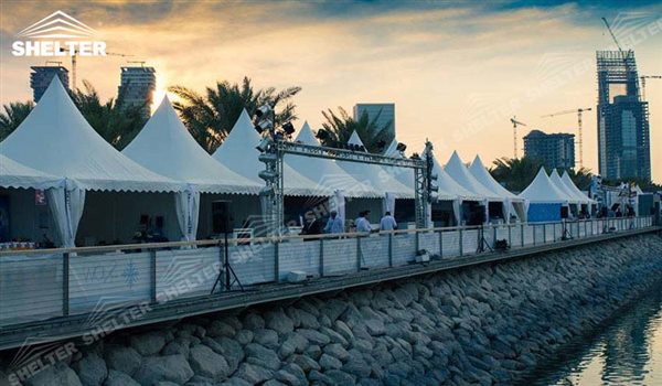 ramadan tent - High peak Gazebo canopy - wedding reception - destination wedding - hotel wedding ceremony - Shelter aluminum structures for slae (32)