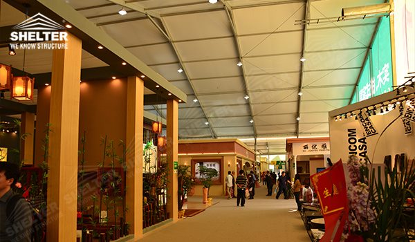 exhibition tents - marquee for large scale exhibitions - tent canopy for expositions - trade show tents - canvas for fair - Shelter aluminum structures for sale (1551)