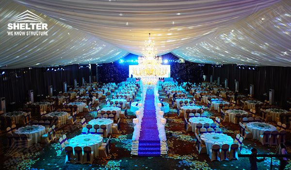 Tents for Wedding - wedding marquee - pavilion for luxury wedding ceremony - canopy for outdoor party - wedding on seaside - in hotel - Shelter aluminum structures for sale (0217)