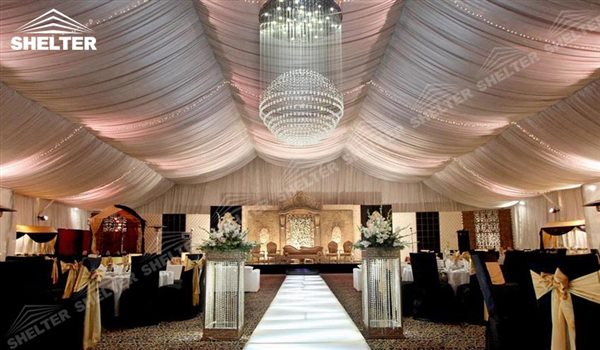 tent for wedding reception - wedding marquee - pavilion for luxury wedding ceremony - canopy for outdoor party - wedding on seaside - in hotel - Shelter aluminum structures for sale (15)