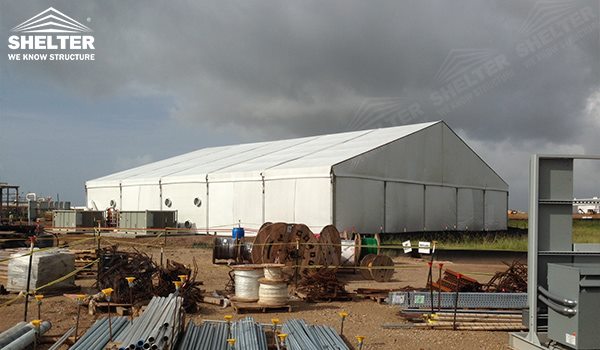 industrial storage - temporary warehouse structure - storage building - semi permanent workshop - tent for car maintanence - Shelter aluminum tent structures for sale 2 (141)