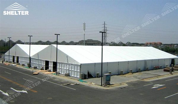 temporary storage building - temporary warehouse structure - storage building - semi permanent workshop - tent for car maintanence - Shelter aluminum tent structures for sale 2 (6)